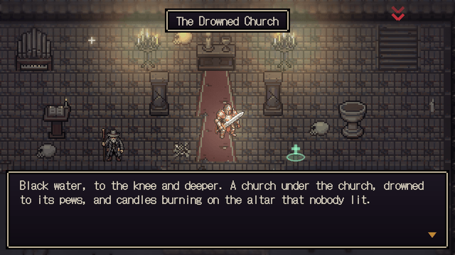 Tethered Darkness — The Drowned Church, a church under the church, on the way down to the end.